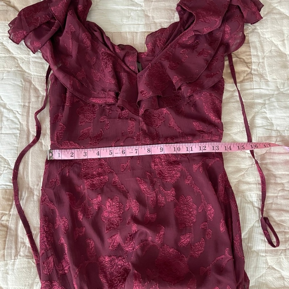 Francesca's Collections Ruffle Maxi Dress - Picture 10 of 14
